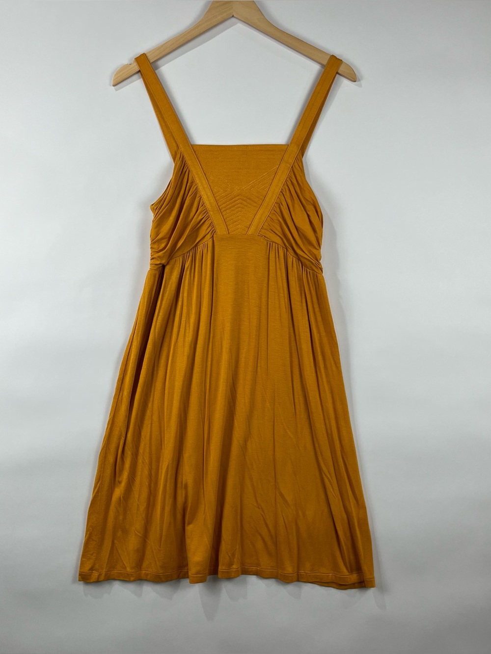NWOT Soft Stretch Ruched Midi Dress Sleeveless Flowy Casual Boho Rayon